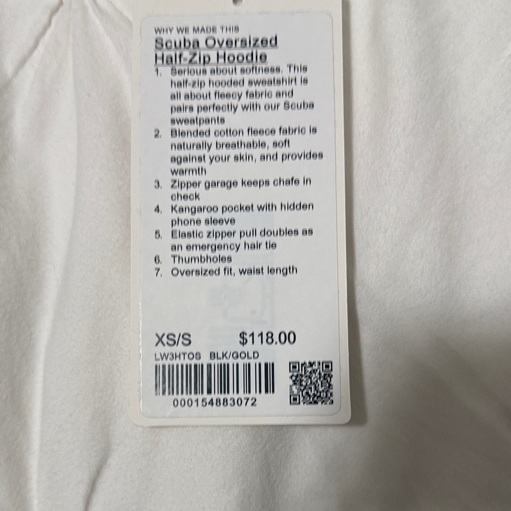 Lululemon Scuba Oversized Half-Zip Hoodie - Picture 2 of 2